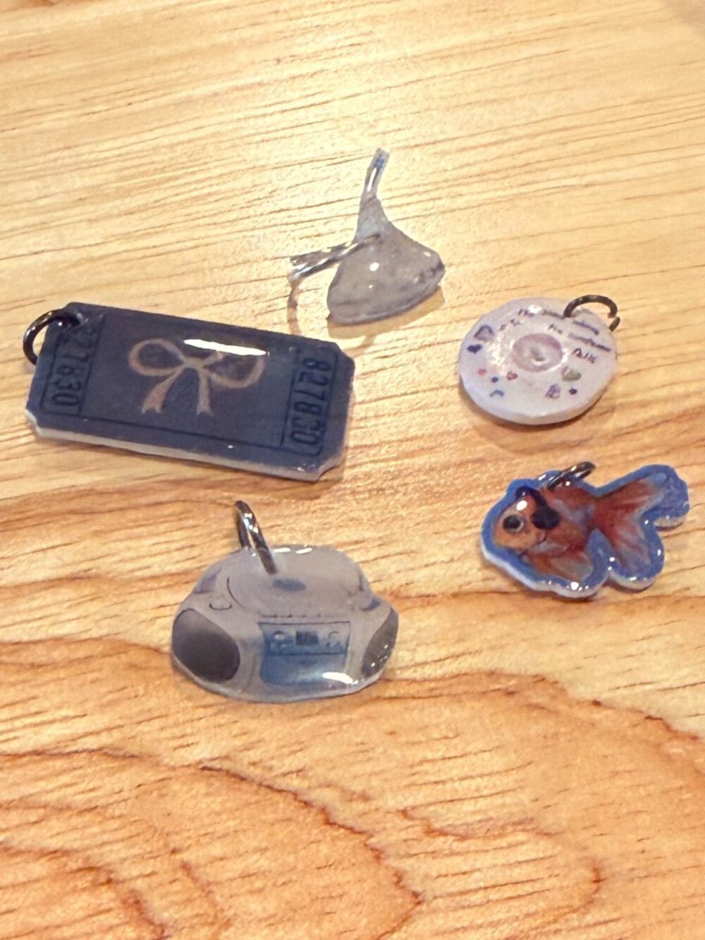 Charm Set - Retro Y2K Mini Resin DIY - Movie, Music & Candy
